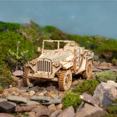 Wooken Jeep car